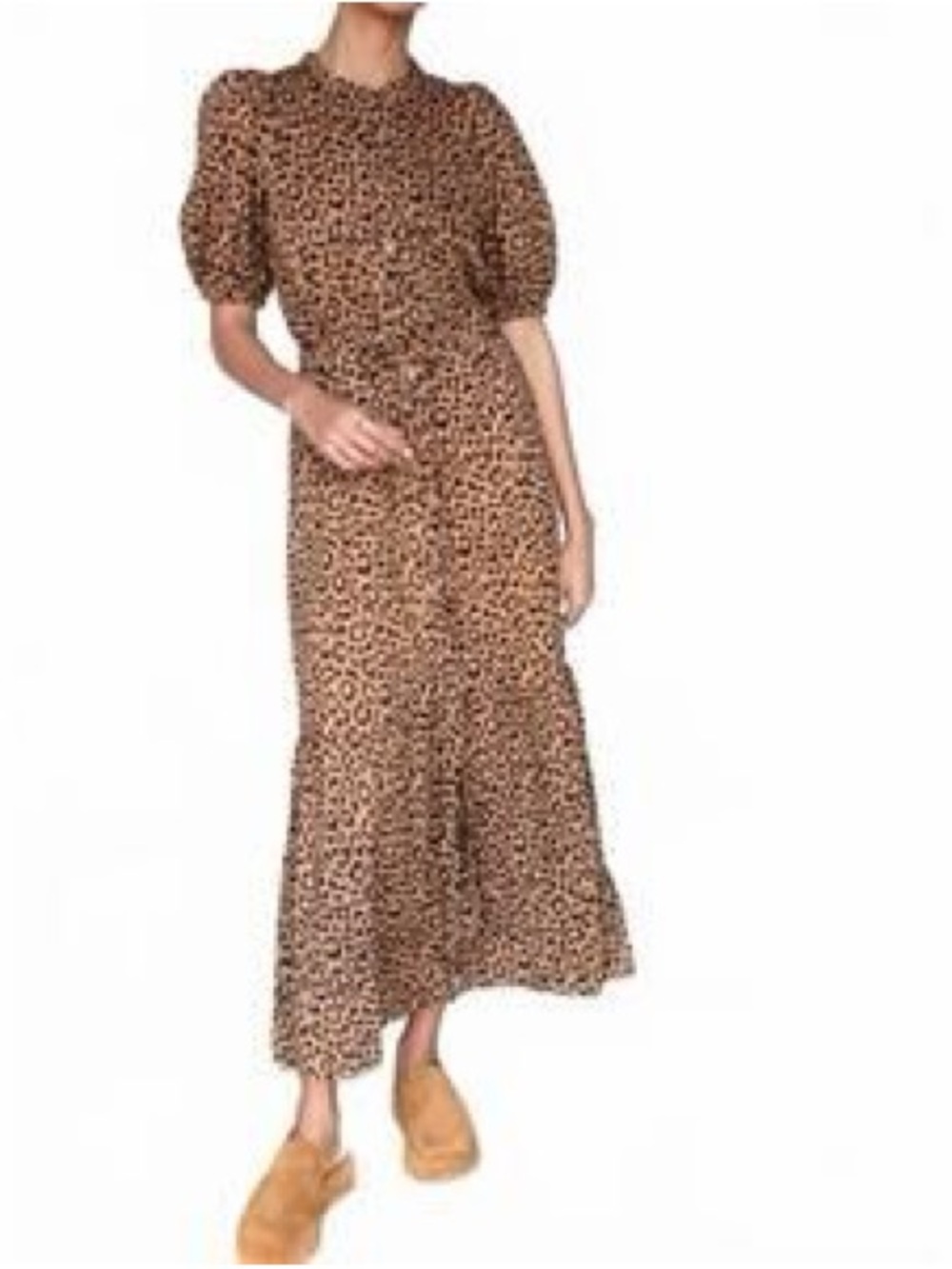 Emerson Fry India Collection Lucy Dress Vintage Leopard